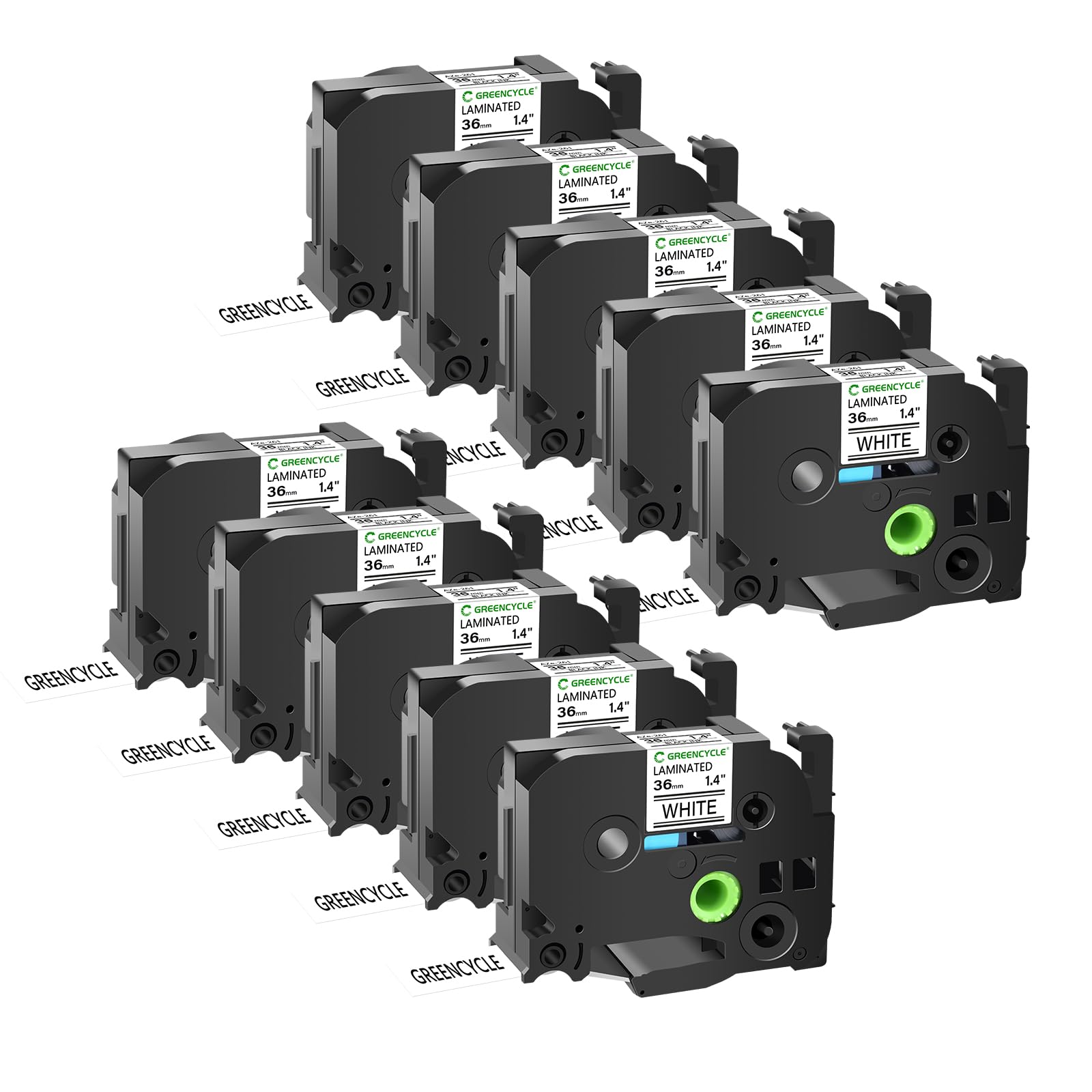 NineLeaf Paquete De 2 Cintas De Etiquetas Compatibles Con Brother TZe261 TZe -261 TZ-261 TZ261