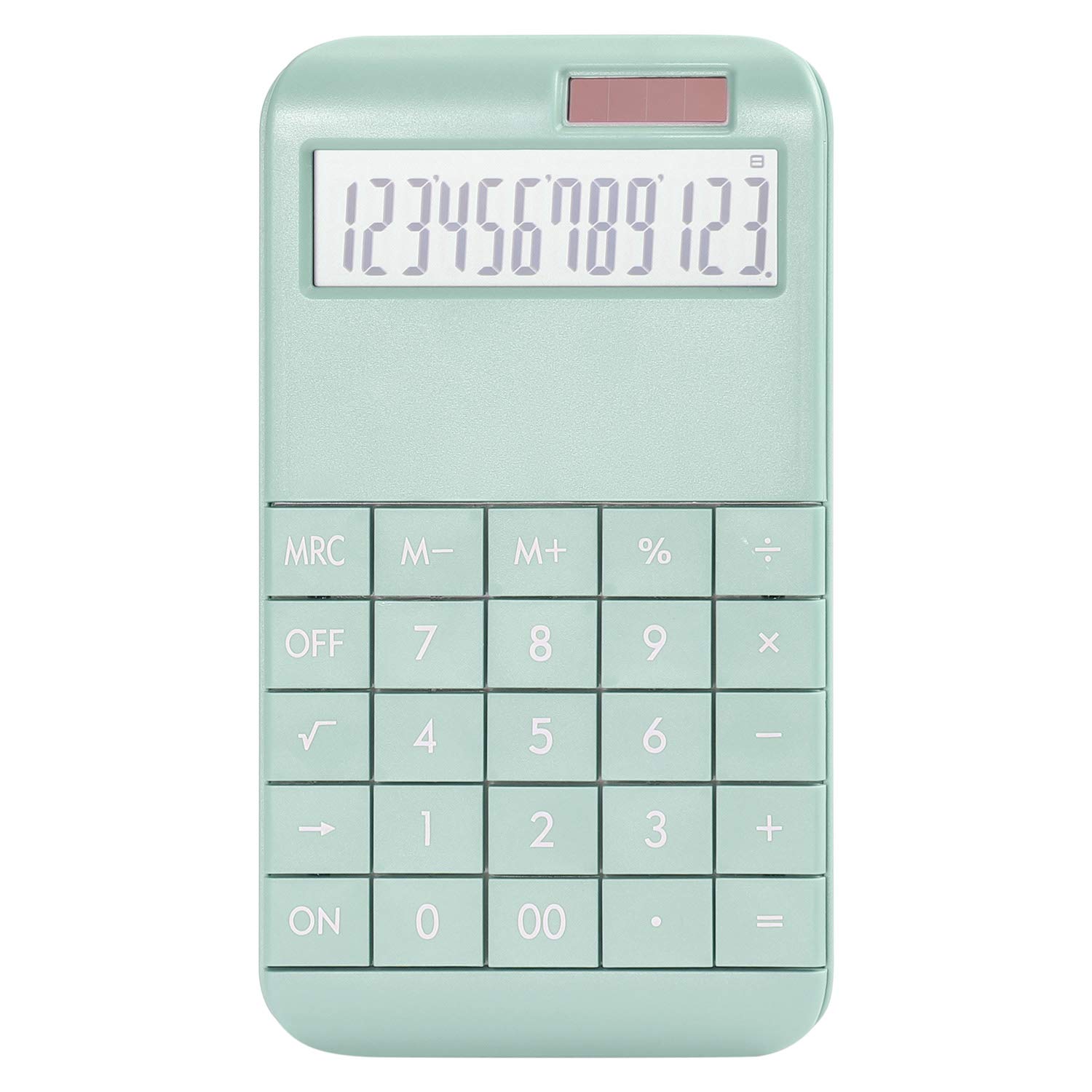 Scientific Calculator, Large Display 12 Digit Calculator Solar Battery Dual Power Desktop Calculator Accounting Electronic Calculator Automatic Shutdown & Detachable Keycaps For Student School