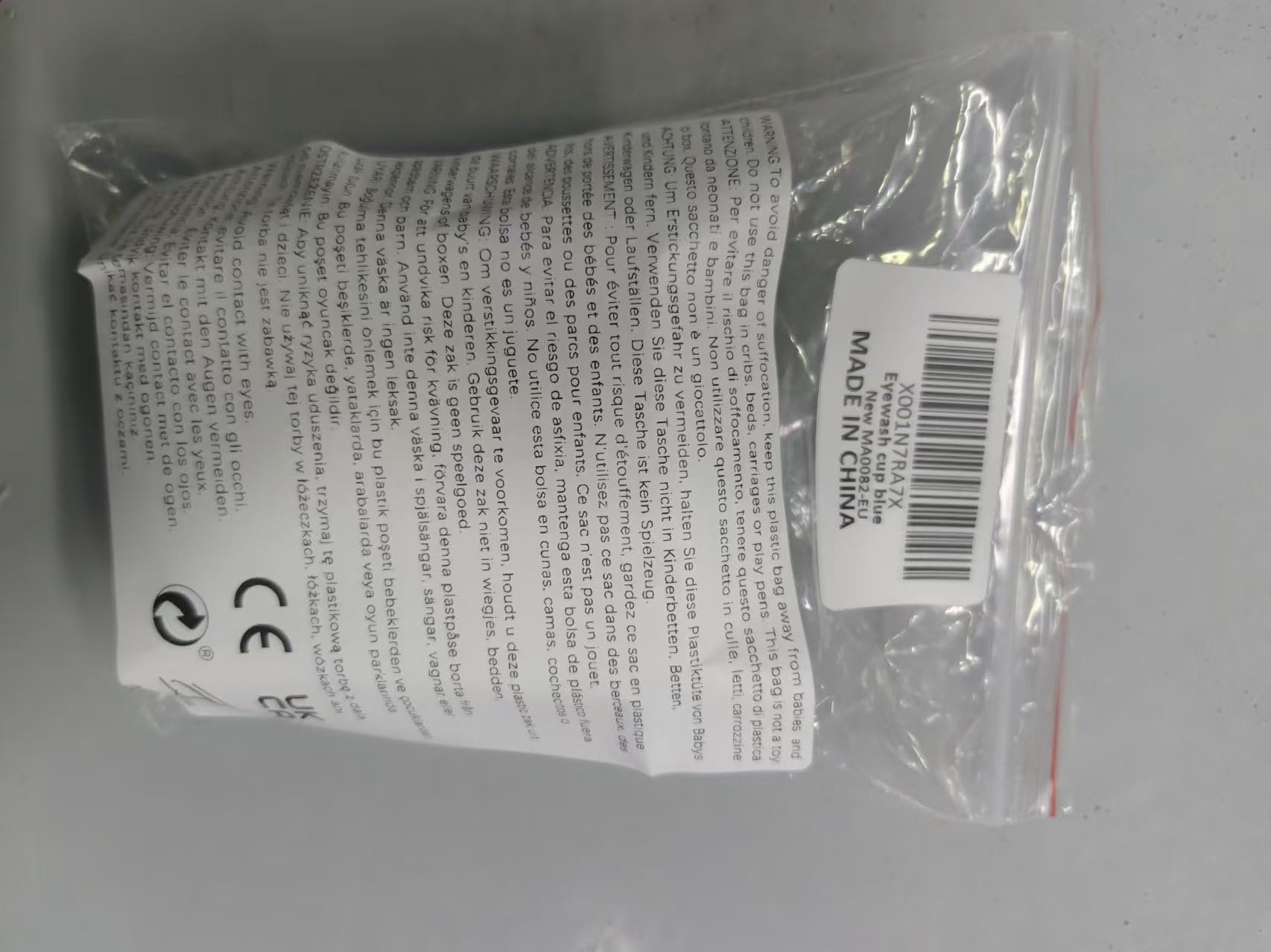 Eye Wash Cup,Eye Wash Cleaner Kit Silicon Manual Air Pressure Eye Cleaning Cup Tool Effective Eye Rinse Clean Dust Makeup Irritants,Transparent with Storage Container Eye Cup Soothing Tired Eyes(Blue)