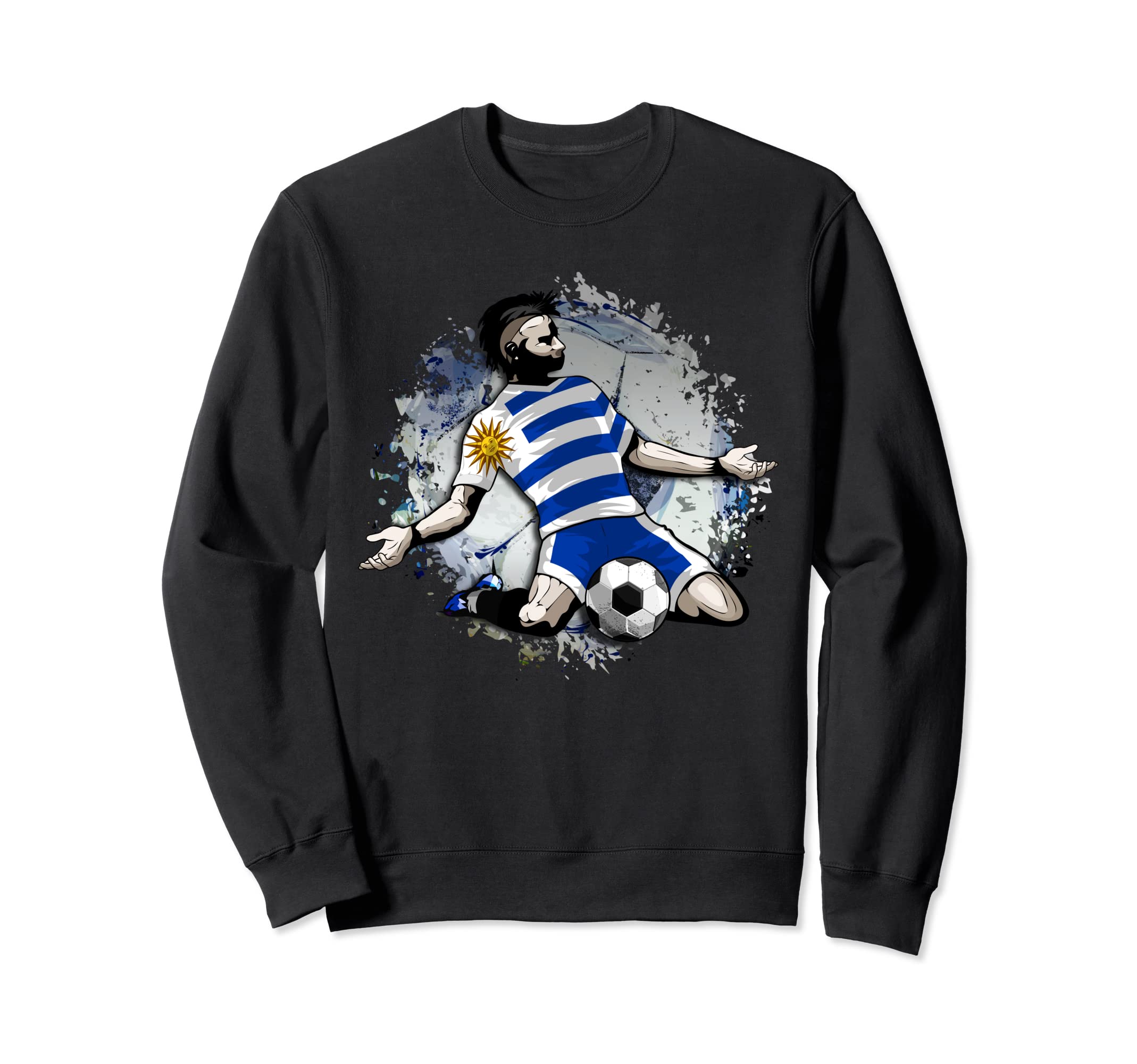 Uruguay Soccer Fans Jersey Uruguayan Pride Football Lovers Sweatshirt