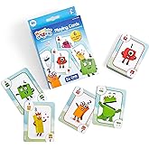 hand2mind Numberblocks Playing Cards, 6 Math Games, Ages 3+ | Fun Card Games, Math Card Games for Kids Ages 3-5, Deck of Cards for Kids, Playing Cards Themed, Preschool Math Learning Toys