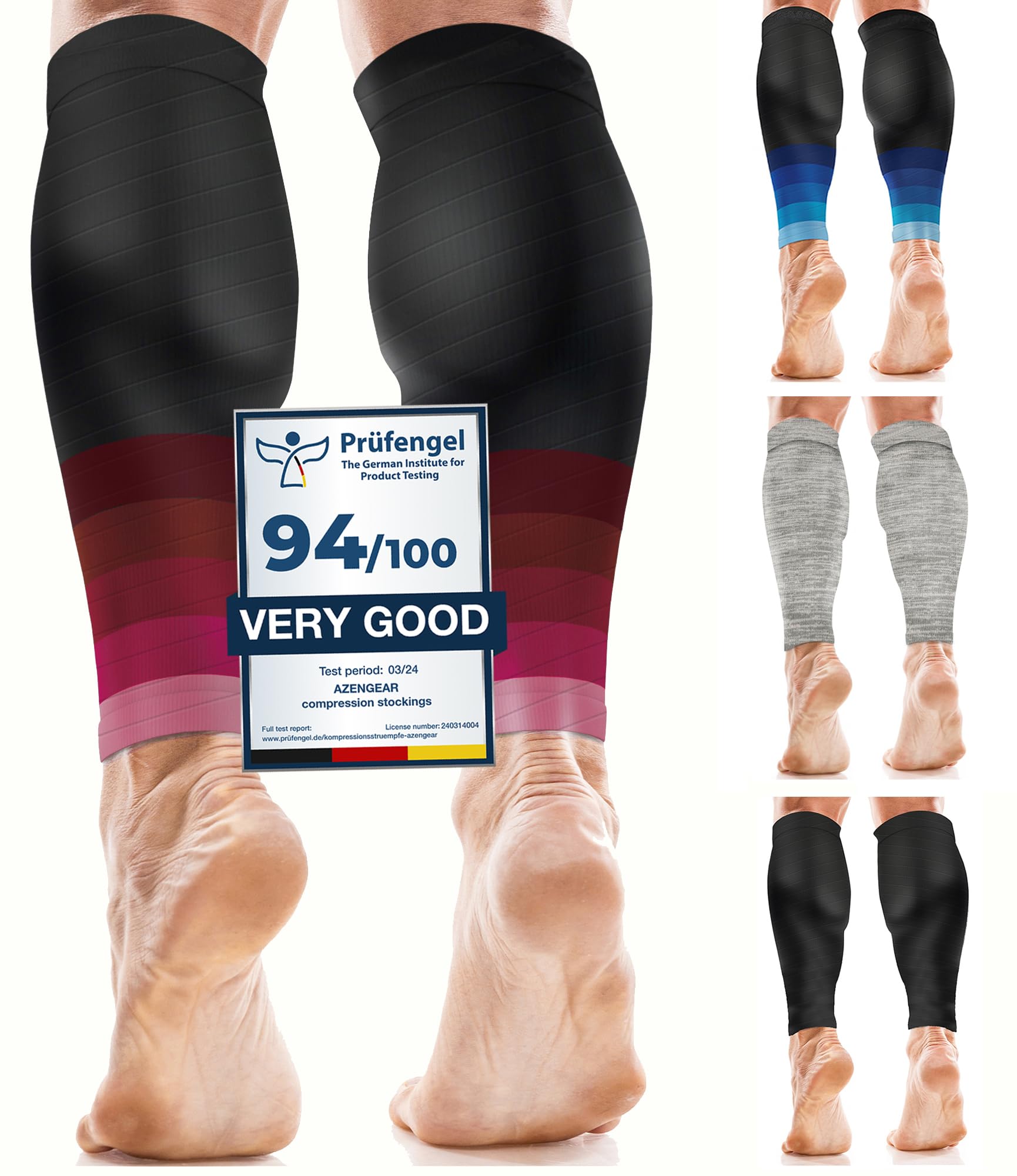 aZengear Calf Support Compression Sleeves
