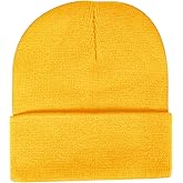 SHUIMUHUABEN Beanie for Men Women Hat Soft Winter Beanies Cuff Skull Caps Knit Hats