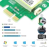 Ubit AC 1200Mbps Wireless PCIe Card 5GHz/2.4GHz Bluetooth 4.2 Dual Band view 6