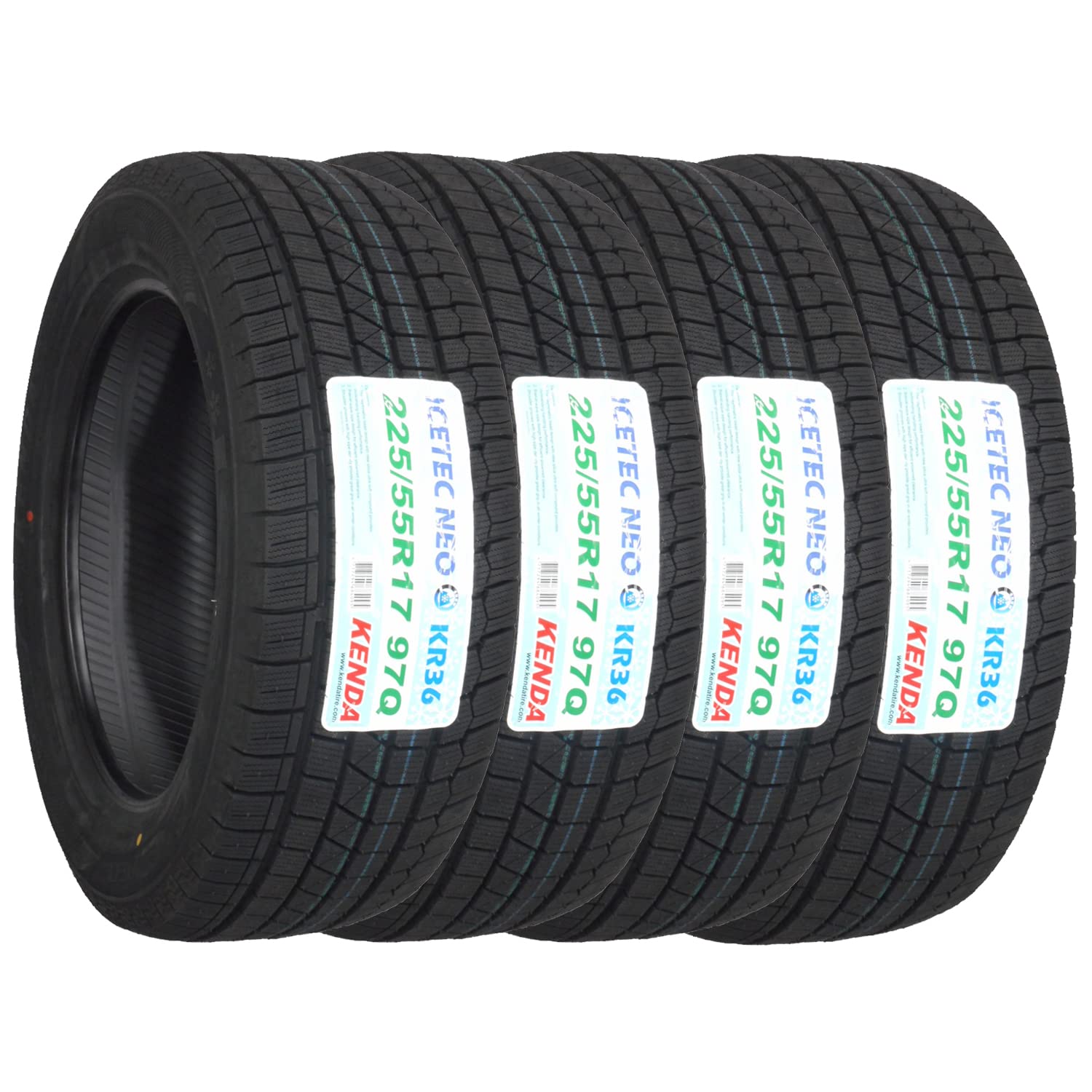 ICETEC NEO ケンダ(KENDA) スタッドレスタイヤ KR36 225/55R17 97Q 4本セット商品画像