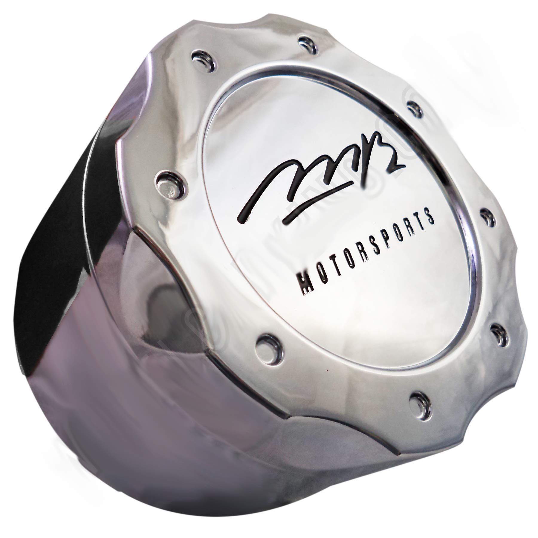 MB MOTORING Wheels Chrome Wheel Center Caps Set of 1 # BC-671B, BC-671A