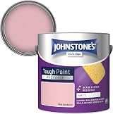 Johnstone's Washable Matt Emulsion Paint Pink Starburst Durable Stain Resistant view 2
