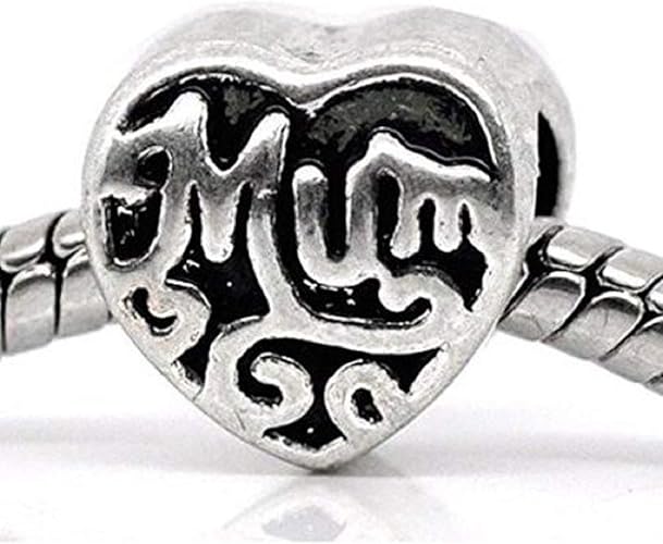 Charms Silver Love Family Tree Sterling Bead For Snake Chain Charm Bracelets EvesCity TM