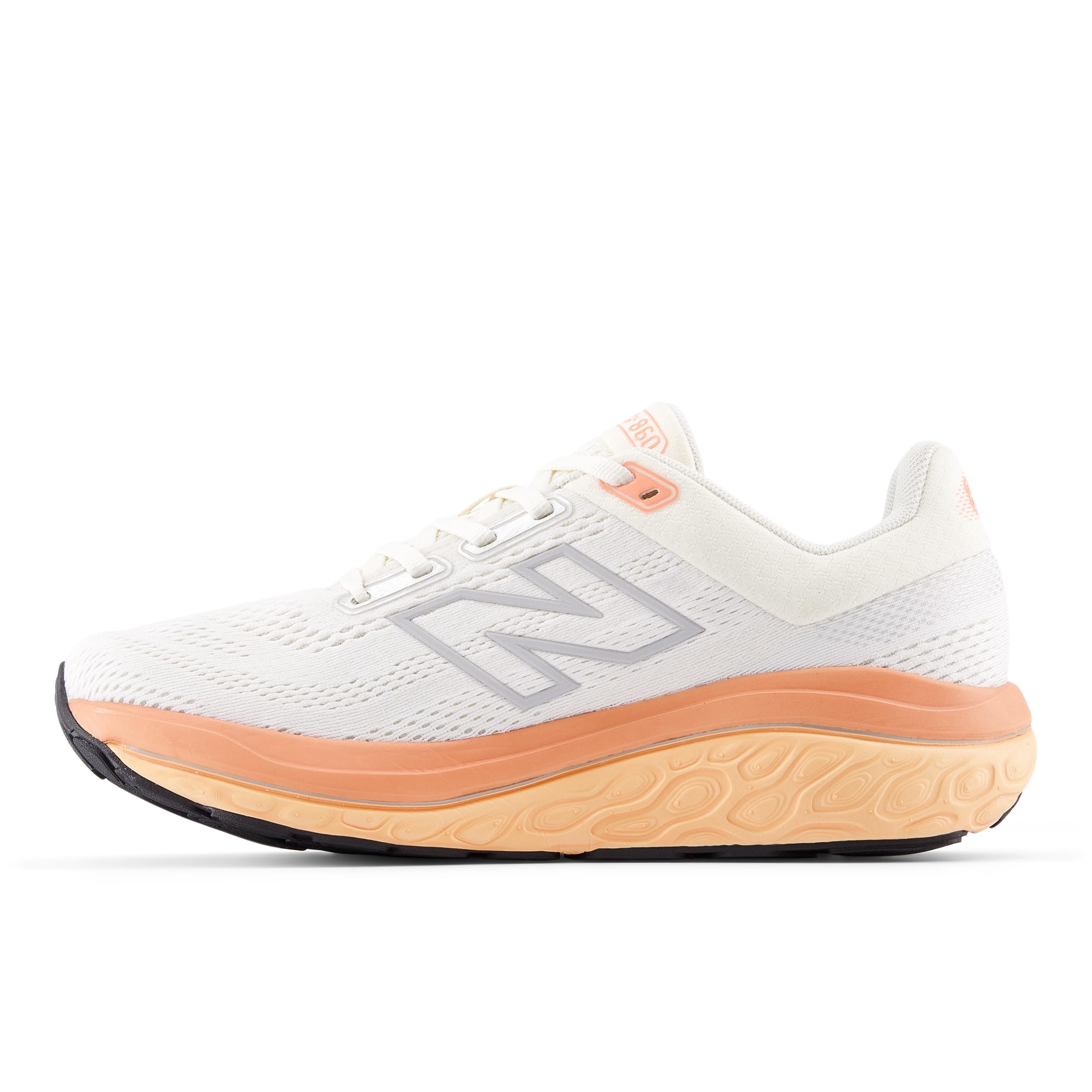 New Balance Women's Fresh Foam X 860 V14 Running Shoe, Nb 103 White/Angora/Peach Nectar, 7.5 W Image