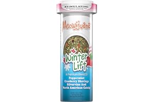 Meowijuana | Winter Lift Catnip Holiday Blend | Premium Organic Catnip | Grown in North America | Perfect for Cat Toys | Fresh Catnip for Extended Playtime