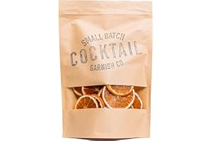 Cocktail Garnish Co. Dehydrated Orange Wheels, 3oz, 31+ Slices