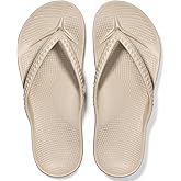 Litfun Women's Arch Support Flip Flops for Plantar Fasciitis Orthopedic Thong Sandals Comfortable Summer Beach Pool Slides