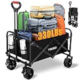 YQCEZI Collapsible Wagon, Large Capacity Camping