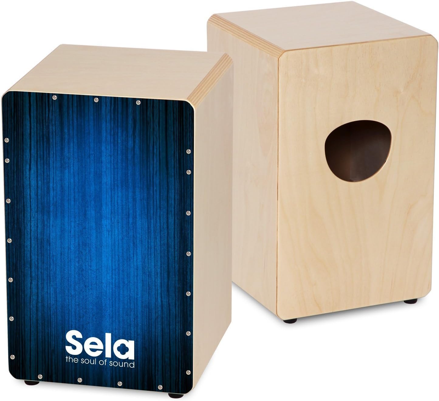 Sela SE 136 FR Varios Blue Cajon Set including backpack, cajon pad, French cajon method, CD and DVD - Image 5