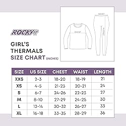 Rocky Thermal Underwear For Girls