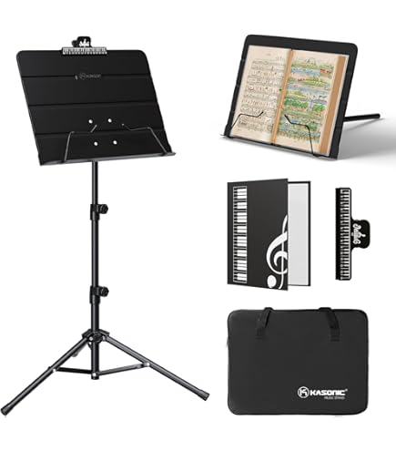 thumbnail image 2 of In Stock] Western Concert Flute Tripod Holder Stand With 4 Metal Legs Detachable Portable Foldable I194371108 2 of 14