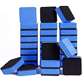 Dry Erase Erasers, 36 Pack Magnetic Whiteboard Eraser Chalkboard Eraser Dry Eraser for Classroom Office and home (Blue)