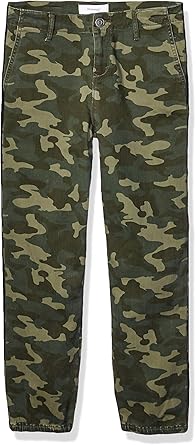 denim utility joggers womens