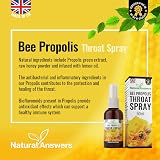 Natural Answers Propolis Throat Spray 50ML - Immune Support & Relief view 2