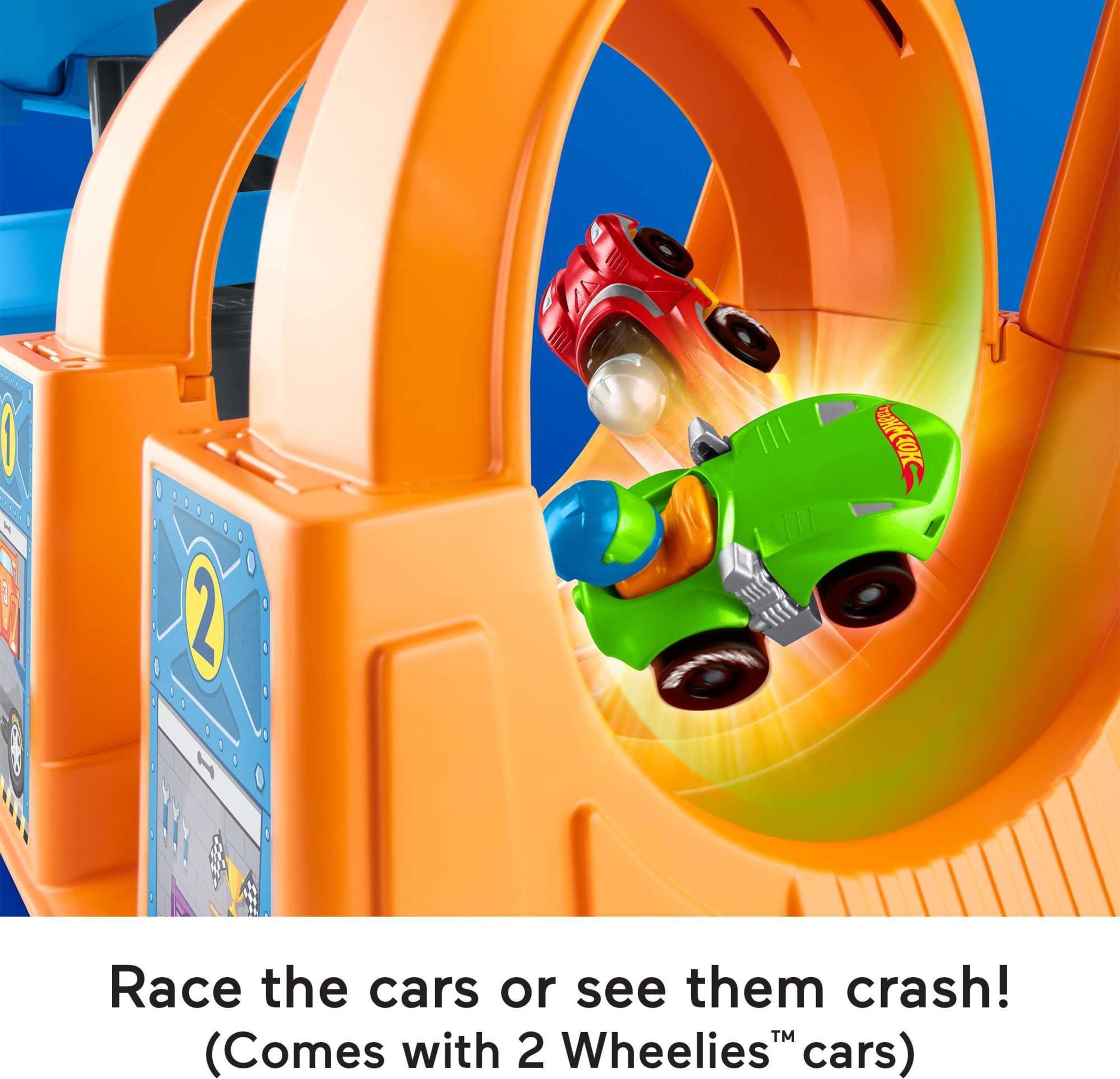 Mua Fisher-Price Little People Toddler Toy Hot Wheels Racing Loops ...