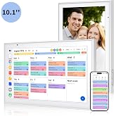 Smart Digital Calendar 10.1 Inch, Electronic Family Calendar Planner with Touchscreen, Shared Chore Chart, Meal Planner, To Do List &amp; Schedule Board, WiFi Digital Family Command Center, Photo Frame