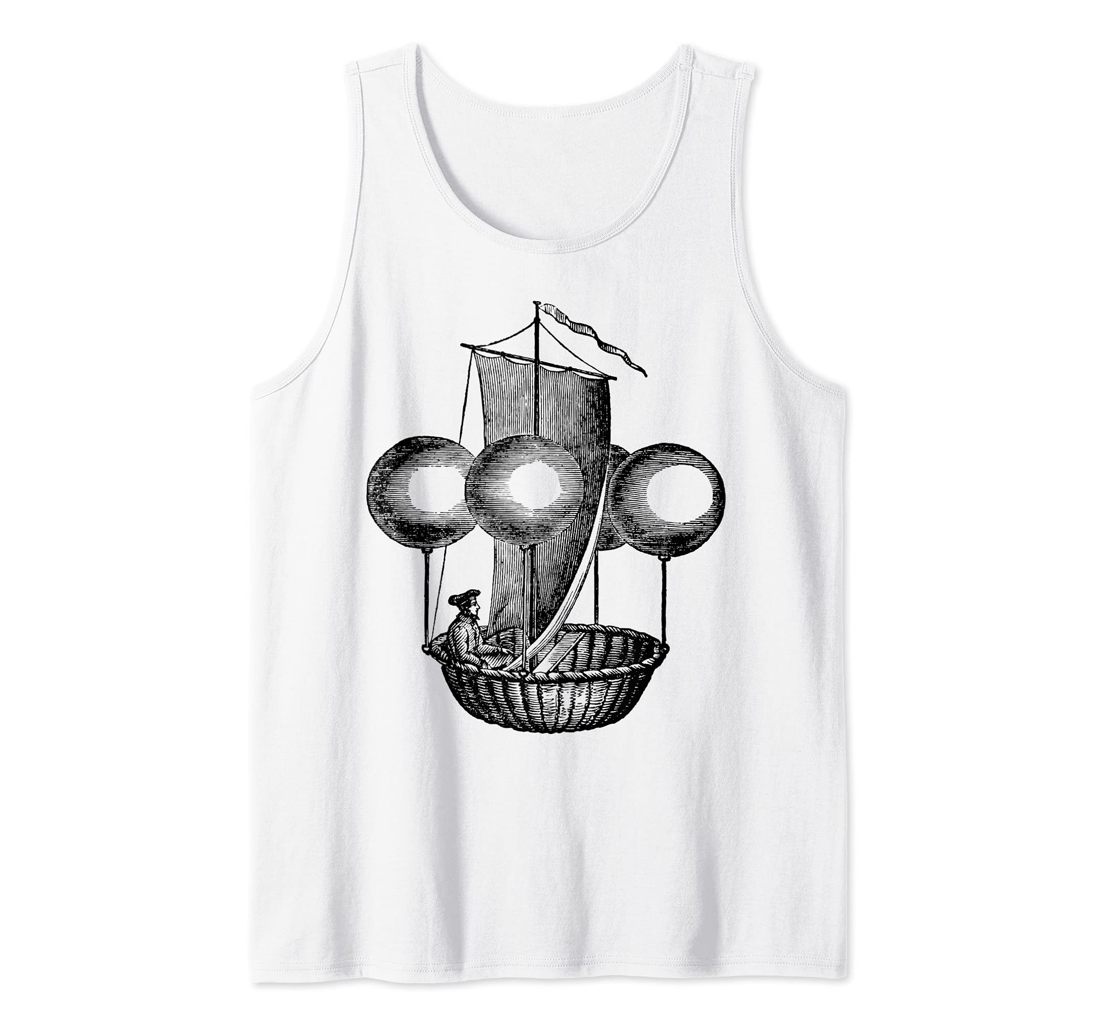 Steampunk Hot Air Balloon Tank Top
