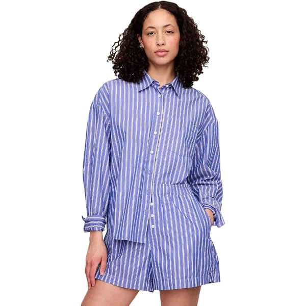 Amazon.com: GAP Womens Big Button Down Shirt, Mixed Plaid, Small US :  Clothing, Shoes & Jewelry