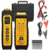 Ideal Electrical SureTrace Plus Circuit Tracer, Circuit Breaker Finder Tool | AC circuit breaker finder, built-in continuity test, traces up to 600V AC/DC, find breakers, fuses, wires, and splice errors