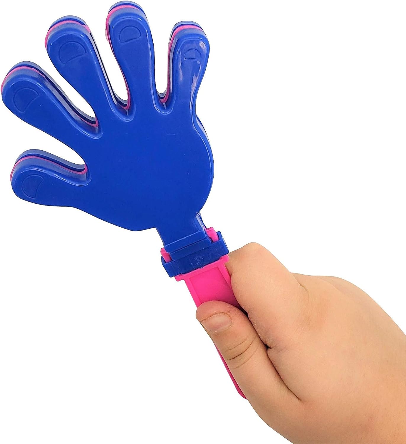 Bundle Pack - 12 Large 7" Hand Clappers + 12 Large 8" Neon Clackers - Perfect Noisemakers for Parties, Sporting Events, Graduation Celebrations, Birthday Surprise Party or any other Noise Requiring Occasion!: Toys & Games