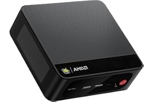 Beelink SER5 MAX Mini PC,AMD Ryzen 7 6800U(up to 4.7 GHz, 8C/16T), Mini Computer with 24GB LPDDR5 RAM 500GB PCIe4.0x4 SSD, 4K Triple Display, WiFi 6, BT 5.4,RJ45 2.5G LAN, Win 11 Pro