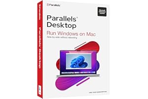 Parallels Desktop 26 for Mac | Run Windows on Mac Virtual Machine Software | Authorized by Microsoft | 1 Year Subscription [M