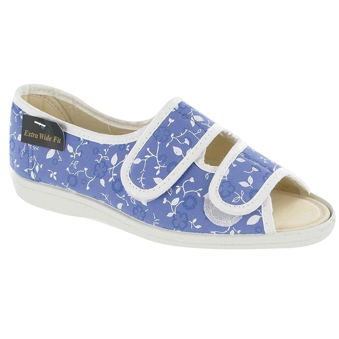 ladies wide fit canvas shoes