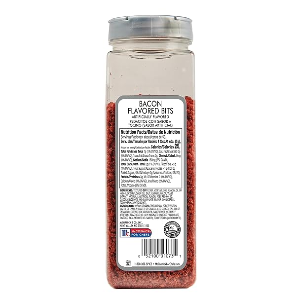MCCORMICK CULINARY BACON FLAVORED BITS, 13 OZ