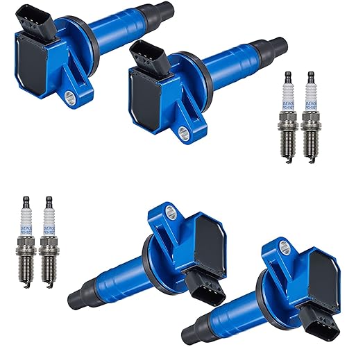 MCK 4pcs Ignition Coil Pack and Platinum Spark Plug Compatible With Honda Acura ILX Civic Crosstour CR-V Accord 2008 2009 2010 2011 2012 2013 2014 201 MCK 4pcs Ignition Coil Pack and Premium Copper Spark Plug