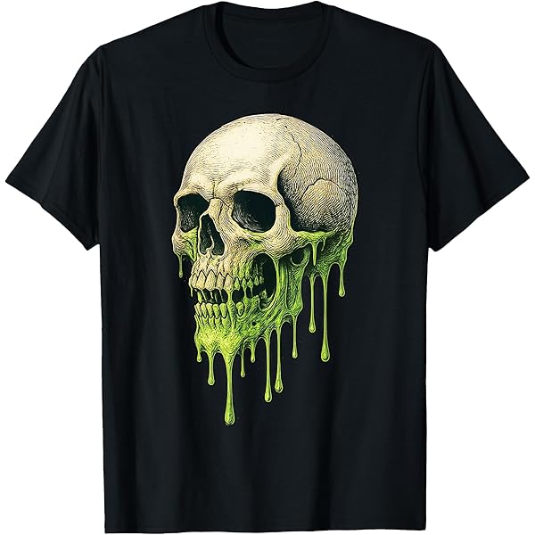Amazon.com: Skull Drawing Art Painting Graphic Motif Skull T-Shirt
