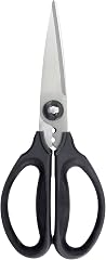OXO Good Grips Multi-Purpose Kitchen Shears and Herb Scissors | Soft Grip Handles, Stainless Steel Serrated Blades, Cuts Herb