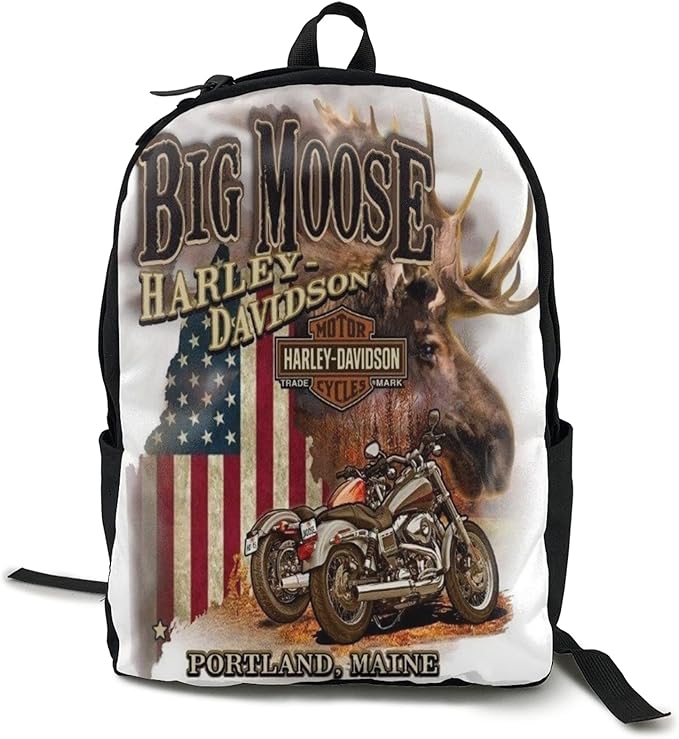 Harley Davidson Women Backpack,Leather Backpack Fashion Drawstring