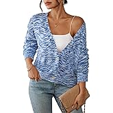 Sovoyontee Cardigan Sweaters for Women 2025 Open Front Long Sleeve Button Down Fall Knit Lightweight Sweater