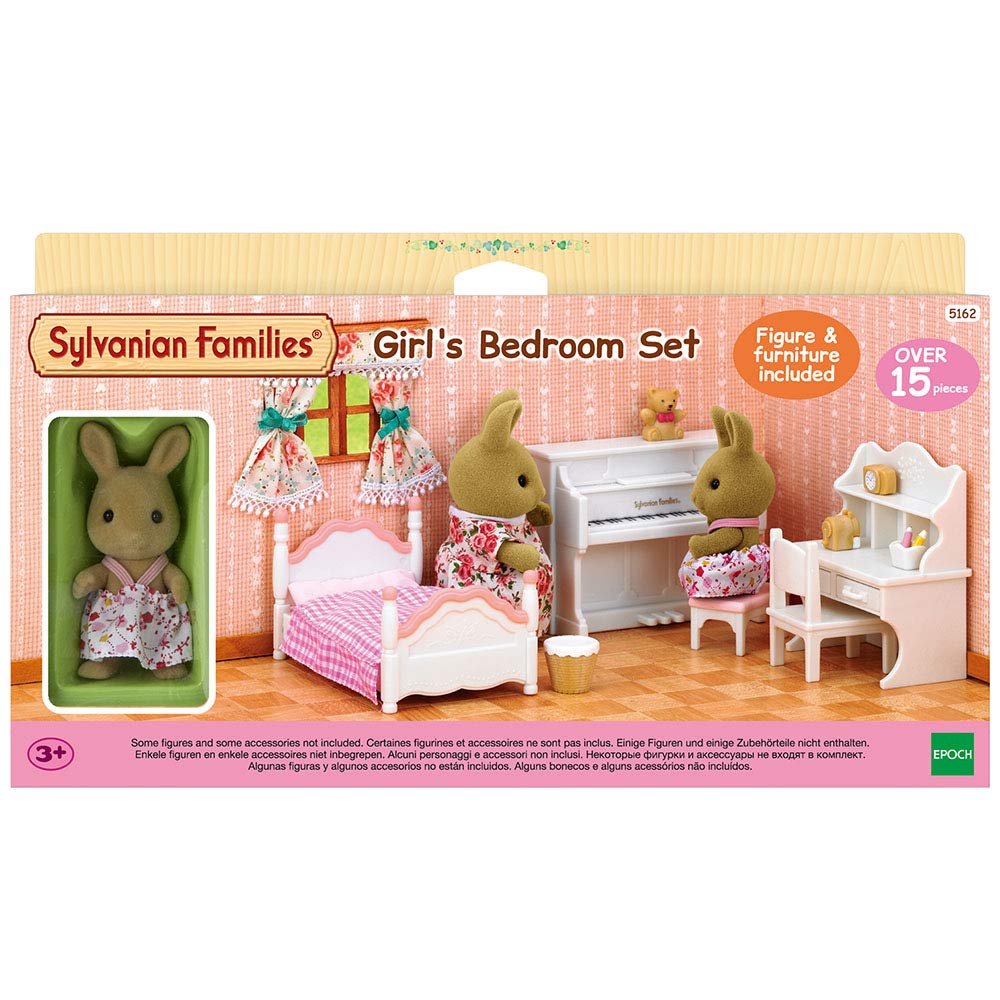 sylvanian families girls bedroom set