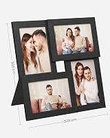 SONGMICS Collage Picture Frames 4x6, 4 Frames, Ink Black RPF25BK view 7