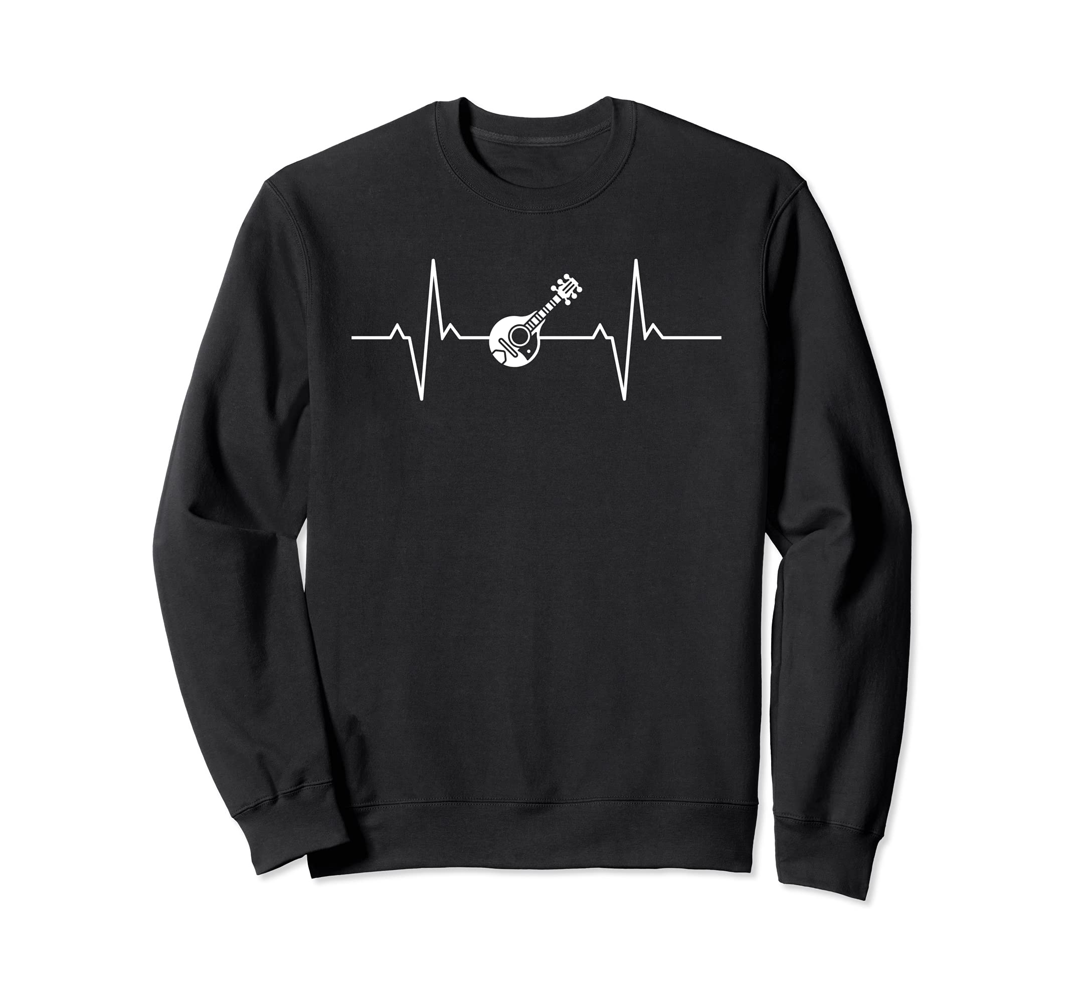 Mandolin lifeline heartbeat mandolin player Sweatshirt
