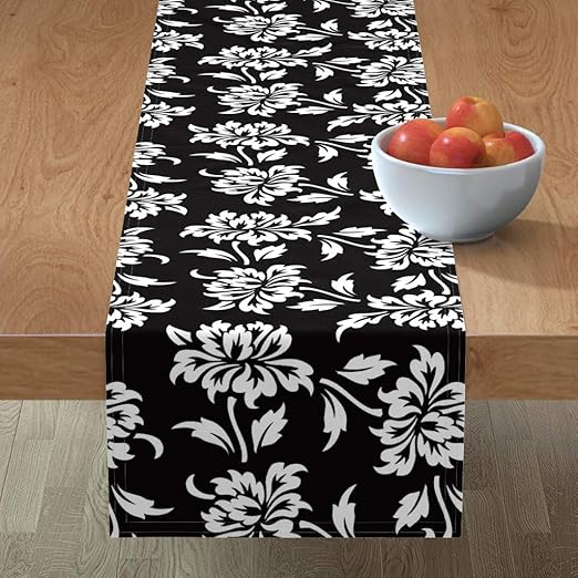 Amazon Com Roostery Tablerunner Tropical Floral Hawaiian Flowers