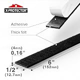 X-Protector 20 Pcs Chair Leg Floor Protectors Felt Strips Adhesive view 3
