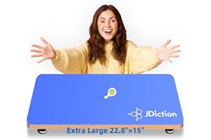 JDICTION Extra Large Resin Leveling Table for Epoxy - 22.8''x 15'' Resin Leveling Board Nonstick Surface, Adjustable Height & Angle Feet, Multipurpose No Installation Required Board for Crafting & Art