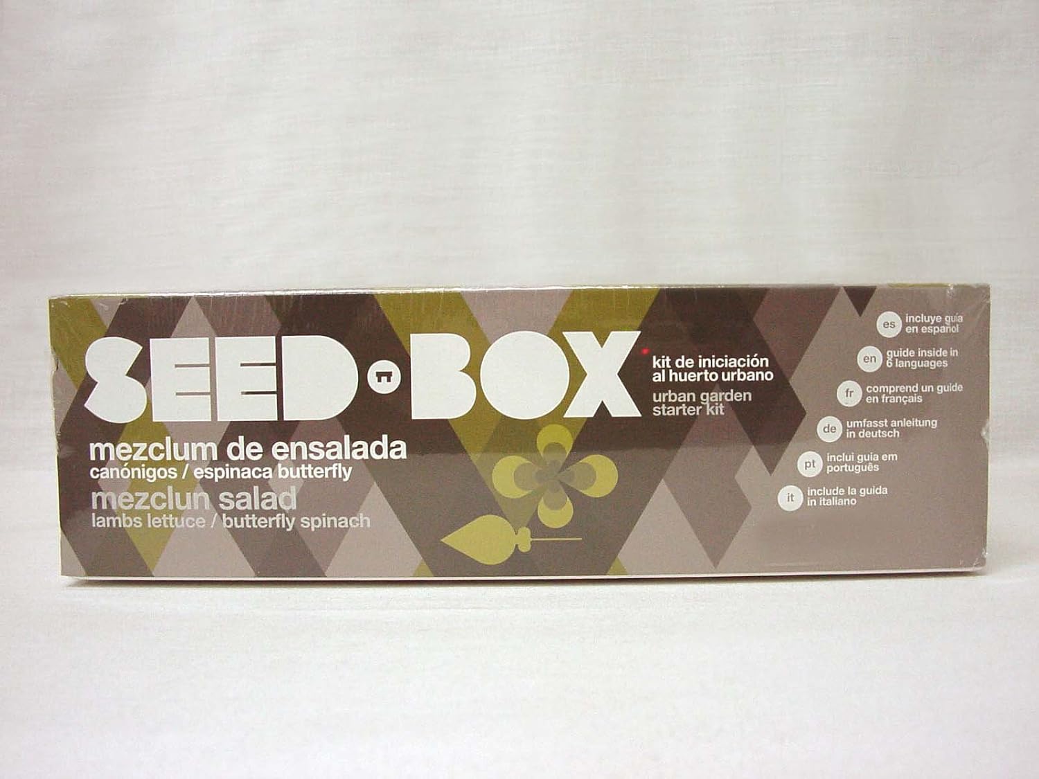 SEED BOX KIT HUERTO URBANO MEZCLUM ENSALADA CANONIGOS ESPINACAS ...