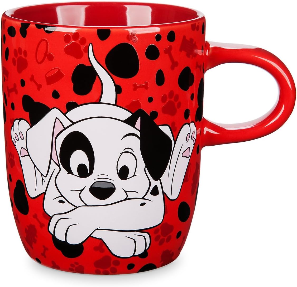 Disney Store 101 Dalmatians Patch Mug Red 2018