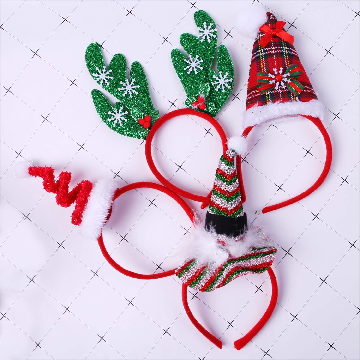 christmas headband hats
