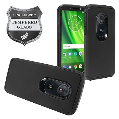 Rubberized Hybrid Hard Case with Tempered Glass France Ubuy