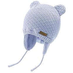 BAVST Baby Beanie Hat for Winter with Earfalp Cute