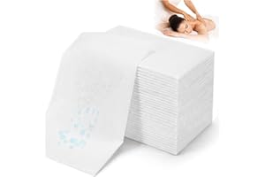 100 PCS Disposable Massage Table Sheets Spa Bed Covers - 75"x31" Extra Thick & Enhanced Size Waterproof Protector for Estheti